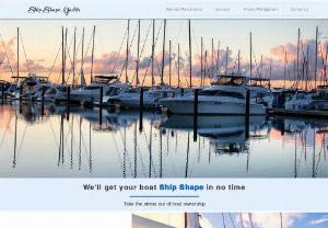 Ship Shape Yachts - Ship Shape Yachts offers in marina boat repairs and maintenance. We also help build planned maintenance schedules to help keep vessels running in peak condition after a thorough inspection.