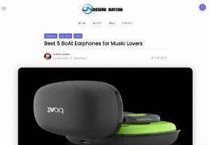 Best 5 Boat Earphones for Music Lovers - Boat has established itself in the Indian consumer market because its products are dependable and provide excellent quality at a reasonable price. 
We've collected a list of the top 5 Boat earphones to help you release your inner music lover.When people meet for the first time, 
one of the most popular subjects of conversation is the type of music they prefer.