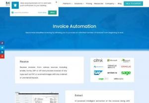 Invoice Automation Solution - With AP Automation Process invoice much faster without compromising on accuracy. AI and ML-powered invoice automation solution. Book a free demo.