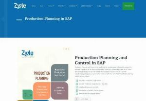 Production Planning and Control in SAP Software - Production Planning and Control in SAP Software is one of the vital modules in ERP manages arranging processes like scope quantification, material preparation etc
