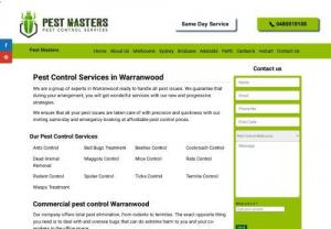 Pest Control Services in Warranwood - We are a group of experts in Warranwood ready to handle all pest issues. We guarantee that during your arrangement, you will get wonderful services with our new and progressive strategies.

We ensure that all your pest issues are taken care of with precision and quickness with our inviting same-day and emergency booking at affordable pest control prices.