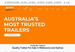 Galvanised in Melbourne Trailers for Sale, Car, Box Trailers - Big Man Trailer - Big Man Trailer Co offers a wide range of trailers in Melbourne. As one of Australia's leading box trailer suppliers, we sell exceptional trailers at a reasonable price.