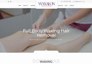 Full Body Waxing Hair Removal - We use high-tech, smooth, creamy and extra gentle white strip wax giving a smooth texture that glides on ultra-thinly, making it very economical.

Our Soft Wax contains Coconut Oil, Titanium Dioxide, Vanilla and Micro Mica for the most professional waxing result with no skin drag and no sticky residue! It is used on larger areas of the body like arms and legs.