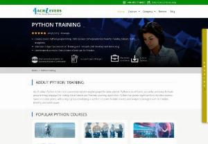 The Best Online Classes with Live Projects by Expert Trainers and 100% Job Assistance are offered by 4Achievers, the Best Python Training Institute in Noida. - Master your Python skills with our best Python Certification Course in Noida. 4Achievers is the best IT training institute. Training is given by our expert trainers.