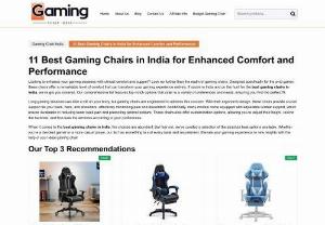 Top 10 Best Gaming Chair in India - If you are looking for the best gaming chair in India, you have got just on the right page. This article is a gift for gamers and freelancers who spend 12+ hours sitting on their inconvenient chairs.