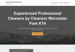 Cleaners Worcester Park - For any sort of cleaning or maintenance task around your home or place of business, Cleaners Worcester Park KT4 have got the service for you! We make your life easier by providing cleaning that gets right to the heart of the matter, restoring your home or your workplace to perfect condition, and maintaining it there. You can count on us for a one-off clean or ongoing support - either way, we give you high quality, reliable staff and outstanding value for money. Our specialist cleaners have...