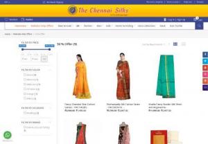 Shop Cool Aadi Collection Now! We�areopen! - Experience the delight of Men's and women's Pure Silk saree traditional wear.Get your special discounts on The Chennai Silks Aadi saleThe Chennai Silks collection waits to fill your wardrobe!!! Grab your favourite.