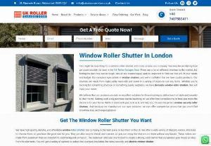 Topmost Window Roller Shutter Repairs in London - We are providing a wide range of services for window roller shutter repairs in london. Because our employers give top most service quickly to our clients at very fewer prices. Moreover. Please contact our team for getting any type of service.