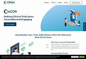 ecoa solutions for clinical trials | eCOA software | Clinion ecoa in clinical trials - Clinion eCOA is an electronic clinical outcome assessment solution consisting of ePRO and eConsent. eCOA for Decentralized clinical trials