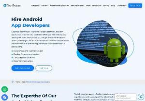 Hire Android App Developers - If you have a long-term project then you can hire our Android application developers for a monthly basis for a stipulated time period. Highly experienced full stack Android app developers � Flexible office hours depending on your time zone.