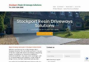 Stockport Resin Driveways - Welcome, and thank you for visiting Stockport Resin Driveways Solutions. Our resin drives quickly turn into one of the most sought-after options for driveways and parking spaces. In comparison to conventional methods of pavement installation, they have several advantages, such as increased longevity and sturdiness, a wider variety of design choices, and fewer maintenance prerequisites.