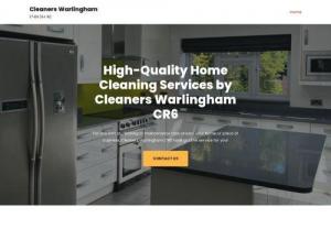 Cleaners Warlingham - We create your life easier by providing cleaning that gets right to the heart of the matter, restoring your home or your workplace to perfect condition, and maintaining it there. You can count on us for a one-off clean or ongoing support - either way, we give you high quality, reliable staff and outstanding value for money.