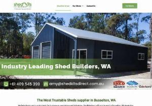 Shedkits Direct - Shedkitsdirect is leading company in Perth, WA with 15 years of experience throughout all aspects from heavy fabrication to house building and building structural steel sheds. They are located in 6 Kershaw St, Busselton, WA.