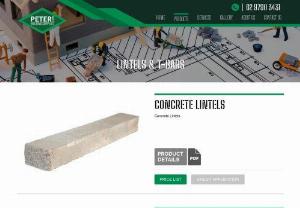 T Bar Lintels Sydney - Peter and Son Building Supplies offers Lintels and T-bars in Sydney. We supply everything you need from reinforcing steel including in-store scheduling, concrete supply, bricks, Dincel panelling, sand & cement and associated products as well as structural steel.