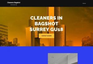 Cleaners Bagshot - If you're looking for reputable cleaners in Bagshot Surrey GU18, then you've come to the right place! We offer a team of well-trained and highly qualified cleaning staff in Bagshot, and will be able to offer you assistance with an extensive range of household jobs.