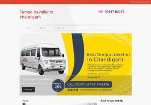 Tempo Traveller in chandigarh - tempotravellerinchandigarh.com provides tempo traveller in chandigarh, tempo traveller on hire in chandigarh,17 seater tempo traveller in chandigarh, 20 seater tempo traveller in chandigarh,14 seater tempo traveller in chandigarh services