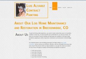log cabin home breckenridge co - If you are searching for the best painting contractor, contact Luis Alvarez Contract Painting. We offer both residential and commercial services.