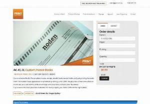 Custom Invoice Books - Custom Invoice Books and pads. Docket and receipt book printing Australia