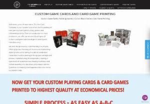 Custom Game Card Printing - Whether you want to celebrate an event, conduct a campaign, share some joy, or increase awareness of your brand or cause, we can create bespoke or personalized Deck Of Cards to meet your needs. We provide a low-cost, high-quality online printing service. Contact us now!