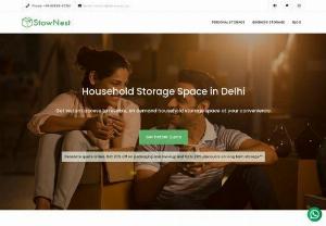 Household Storage Facility in Delhi | StowNest - Self Storage Facility Near Me - StowNest offers reliable household and self storage in Delhi for all your needs like relocating for work, remodeling, de-cluttering or need storage for festive occasions. Contact now to more about our safe storage space!