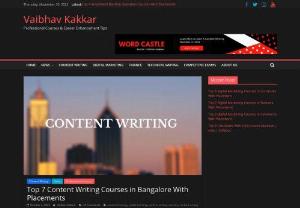 Content Writing Course in Bangalore - Are you looking for the best institute for Content Writing Course in Bangalore? Please stop to search! Here at IIM SKILLS, you will find a good designed Curriculum of the Content Writing Training Program which will certainly suit your expectations. The program includes more details on the courses, practical-oriented lessons, assignments and case studies, industry-recognized certificate, assistance for placement and internship. A free demo session. From beginner, intermediate to advanced level.
