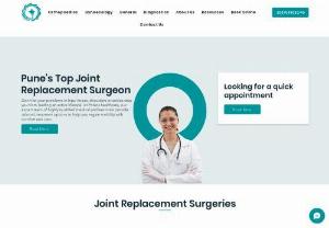 Joint Replacement Surgeon In Pune - Our joint replacement surgeons in pune come with an experience of more than a decade and is actively involved in major conferences and seminars across the country. We have well-trained staff who is ever ready to serve you in times of need.