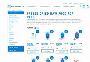 Freeze Dried Dog Food - Raw Essentials Glenfield - Freeze drying pet food is a great way to mimic a natural diet while trying to minimise nutrient losses due to further processing