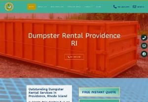 Dumpster Rental Providence RI - Providence, Rhode Island's premier dumpster rental service, is willing to pick up your trash quickly and easily. Get help with any type of bin leasing services from a company you can trust. We specialize in leasing large and small containers for household, commercial and construction waste. We offer containers of various sizes at reasonable prices and provide unparalleled professional service.