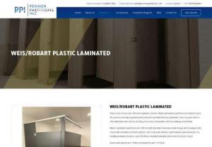 Plastic Laminate Toilet Partitions | Penner Partitions Inc - Offering Plastic Laminate Toilet Partitions for commercial to industrial fields at the best price and get this delivered to your address in California.