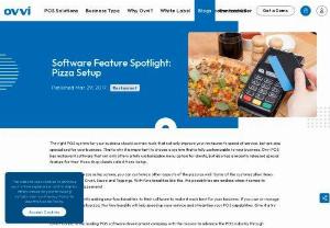 Software Feature Spotlight: Pizza Setup - Choose a POS system that is as customizable as your pizza. OVVI's Pizza POS software is everything your eatery could ask for. Read the blog to know more.