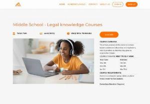 Online Legal Knowledge courses for Teenagers - There is nothing more that we at Aynek Global Academy enjoy other than seeing our students creating new milestones for success by applying legal knowledge courses.
Our course developers have designed courses in a manner that simplifies complex concepts, ideas and theory, such that it is easily comprehended by those practicing law, as well as those who do not have a legal foundation. We aspire to inspire our kids to seek practical knowledge in the field of their interest, rather than stepping...