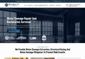 Water Damage Los Angeles - If you have noticed signs of water damage in your home, rather than getting stuck in thinking what to do, call Best Quality Restoration for water damage restoration service in Los Angeles. Available 24 hours a day, 7 days a week, 365 days a year, we are always available when emergency strikes.