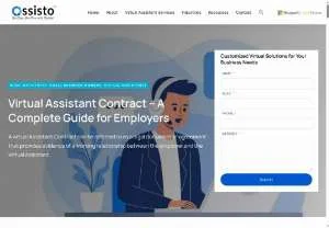 Screenshot of Setting Up a Virtual Assistant Contract