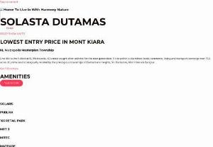 Solasta Dutamas - Solasta Dutamas is a freehold luxurious resort-style residences in Mont Kiara. 2 to 3 rooms from RM5XXK. Monthly from as low as RM1,500.
