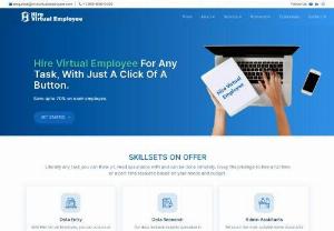 Hire Virtual Employee - Enjoy the privilege to hire a full time or a part time virtual employees from India based on your requirements and budget. Save up to 70% on each employee!