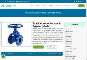 Gate Valve Manufacturer in India - Ridhiman Alloys Deal In Valves supplier in India. Because of how they work, Gate Valves Manufacturers in Maharashtra are used in almost every industrial operation, including those that treat sewage and water, produce electricity, irrigate crops, process oil, gas, and petroleum, make chemicals and plastics, and more.