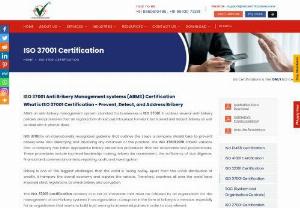 ISO 37001 Anti Bribery Management System Certifications - Get ISO 37001 Anti Bribery Management System Certifications and secure the organization from bribery risk. ISO 37001 Certification provides transparency to any type of organization