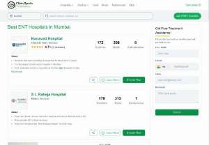 Best ENT Hospitals in Mumbai - List of Best ENT Hospitals in Mumbai