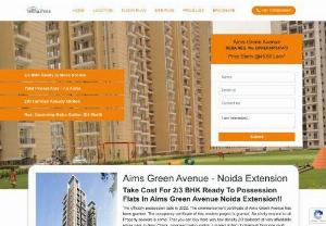 Aims Green Avenue Noida Extension - Aims Green Avenue is offering 2/3 Bhk ready to move housing society in Aims Golf Town sector-4, Noida Extension an affordable price.