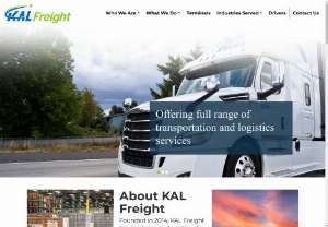 FTL services | Dry Van | Trailers Interchange | Logistics | Dedicated Loads - At KAL Freight, we understand the consumer-packaged goods (CPG) logistics requirements. We serve FTL services, day van, trailers interchange, logistics & dedicated loads.