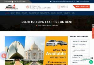 DELHI TO AGRA TAXI HIRE ON RENT - Book Delhi to Agra Taxi/Cab Hire Services at Starting @9 Rs. Per K/M. You can get easily travel deals from Delhi to Agra in a safe, sanitized vehicle .