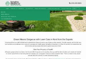 lawn care kent - Depend on Springtime Enterprises LLC for the finest turf maintenance services in Everett and the surrounding areas. Allow us to upgrade your outdoor space and turn it into the envy of the neighborhood.