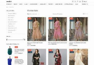 Churidar suits collection - Buy latest styles of churidar suits online at Arabic attire. We offer designer churidar models of salwar kameez with embroideries and cuts for all ages. Discount is also available on our site.
