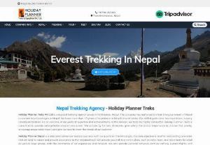 Trekking Agency in Nepal, Holiday Planner Treks - Holiday Planner Treks Pvt Ltd is a registered government-authorized reputed trekking, tours, and adventure company, based in Kathmandu (Nepal). We have been in the tourism industry for more than 15 years in Nepal. Our professional Guide team has gained experience from every Himalayan region. Our trips are a great success because we have been in this profession for a long time.