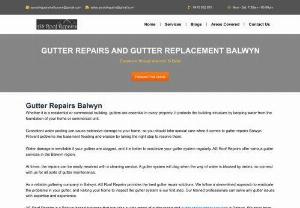 Gutter Repairs Balwyn | Gutter Replacement Balwyn - AS Roof Repairs is a leading company offering gutter repair and replacement services. If you notice gutter repairs balwyn, our team can help you. Call us now.