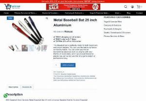 Metal Baseball Bat 25 inch Aluminium From Aretcue - The Baseball Bat is perfectly made for both beginners and expert players. You can use this bat in a practice or training match. You can even use this for recreational purposes such as playing with your friends or loved ones, and if you're a professional player, you can surely use this for a game match or professional play.