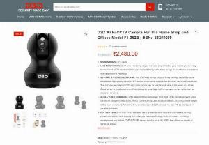 D3D-Wi Fi CCTV Camera | Live Mobile View | D3D Security - Protect Your Home & Family With D3D Wi Fi CCTV Camera. 24x7 Live Monitor On Mobile Phone. Starting @ Rs. 2399 With Free Delivery India.