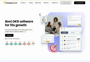 OKR software by Datalligence - Implement Best OKR Software to Drive 10x Business Growth 🚀
Datalligence OKR software builds a performance culture for your teams that are small, large, or a start-up. Track and measure progress with real-time data and visualize alignment.