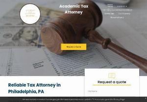 Academic Tax Attorney - Academic Tax Attorney specializes in matters related to taxation. Our attorneys can help you with a wide range of tax-related issues, including IRS audits, back taxes, tax liens, and more.