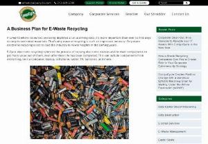A Business Plan for E-Waste Recycling - In this article, we will help you understand the things you need to keep in mind when creating a business plan for corporate electronic recycling.